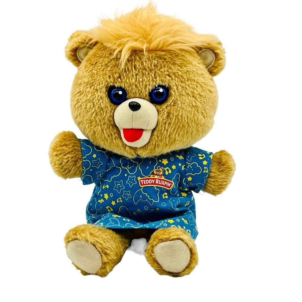 Teddy Ruxpin Lullaby Interactive Hug N Sing 11"‎ Bear Musical Plush Stuffed Baby